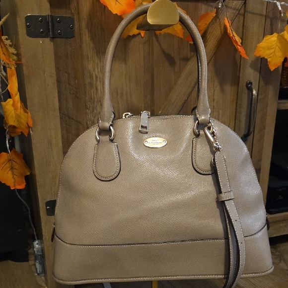 Coach Tan Satchel Bag